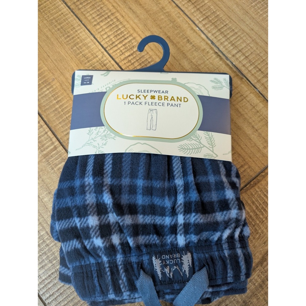 A1 Lucky Brand Men's‎ Sleep Fleece Pants Lg 36-38